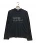 black market commde des garcons（ブラックマーケットコムデギャルソン）の古着「プリントカットソー」｜ブラック