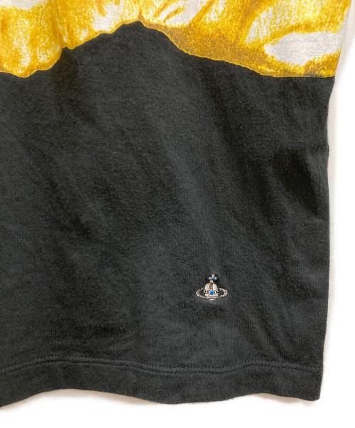 Vivienne Westwood man（ヴィヴィアン ウェストウッド マン）Vivienne Westwood man (ヴィヴィアン ウェストウッド マン) プリントTシャツ ブラック サイズ:44の古着・服飾アイテム