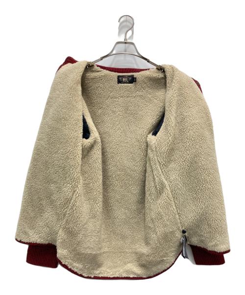 RRL（ダブルアールエル）RRL (ダブルアールエル) 裏シャツボアジャケット レッド サイズ:Sの古着・服飾アイテム