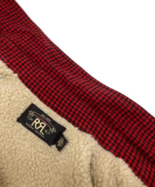 RRL（ダブルアールエル）RRL (ダブルアールエル) 裏シャツボアジャケット レッド サイズ:Sの古着・服飾アイテム