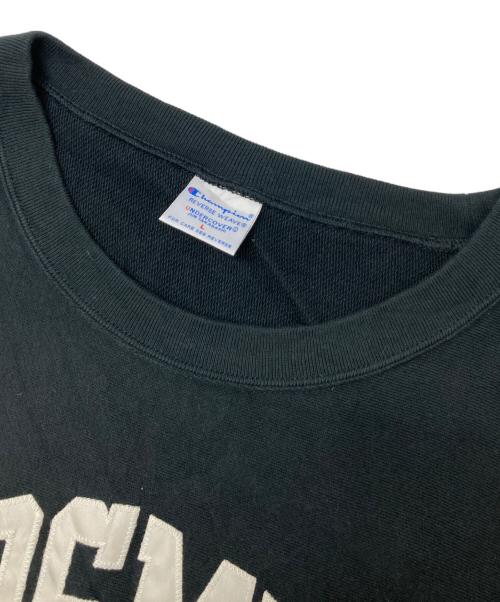 Champion（チャンピオン）Champion (チャンピオン) UNDERCOVER (アンダーカバー) リバースウィーブスウェット ブラック サイズ:Lの古着・服飾アイテム