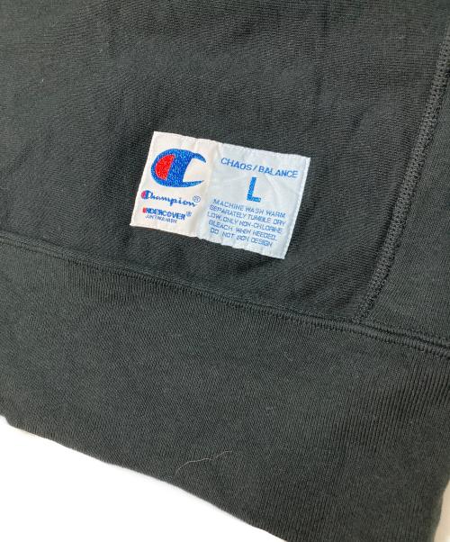 Champion（チャンピオン）Champion (チャンピオン) UNDERCOVER (アンダーカバー) リバースウィーブスウェット ブラック サイズ:Lの古着・服飾アイテム