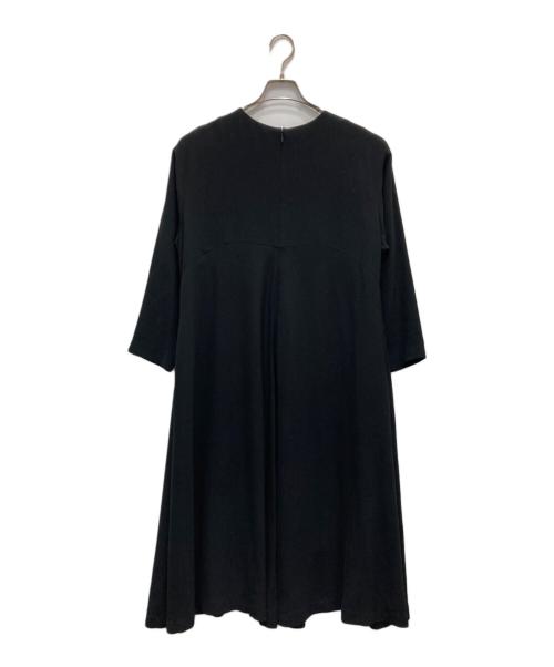 1er Arrondissement（プルミエ アロンディスモン）1er Arrondissement (プルミエ アロンディスモン) ソアパールスピニングツイルワンピース ブラック サイズ:36の古着・服飾アイテム