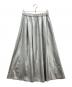 1er Arrondissement (プルミエ アロンディスモン) メタリックツイルスカート シルバー サイズ:38：7000円
