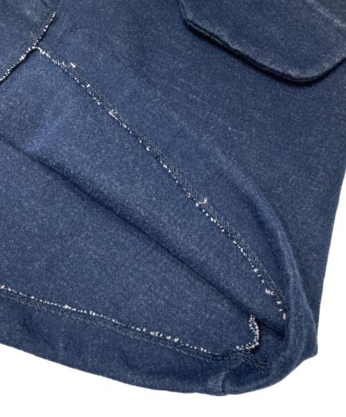 TABASA（タバサ）TABASA (タバサ) ダンボールストレッチフード付ショートコート ネイビー サイズ:不明（実寸参照）の古着・服飾アイテム