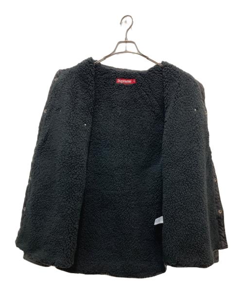 SUPREME（シュプリーム）Supreme (シュプリーム) shearling lined denim work shirt ブラック サイズ:XLの古着・服飾アイテム