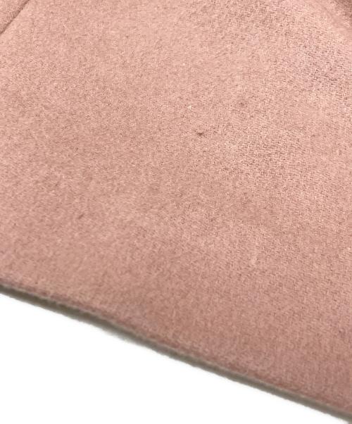 JOURNAL STANDARD（ジャーナルスタンダード）JOURNAL STANDARD (ジャーナルスタンダード) スーパー140ビーバーノーカラーコート ピンク サイズ:Sの古着・服飾アイテム