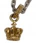 ROYAL ORDER (ロイヤルオーダー) クラウントップネックレス シルバー×ゴールド：6000円
