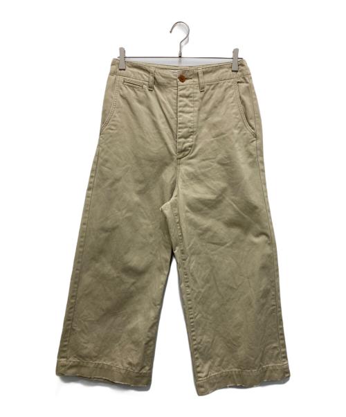 journal standard luxe（ジャーナルスタンダード ラックス）journal standard luxe (ジャーナルスタンダード ラックス) ドライワッシャーワイドチノ ベージュ サイズ:Sの古着・服飾アイテム