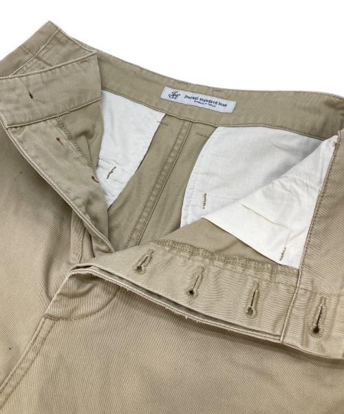 journal standard luxe（ジャーナルスタンダード ラックス）journal standard luxe (ジャーナルスタンダード ラックス) ドライワッシャーワイドチノ ベージュ サイズ:Sの古着・服飾アイテム