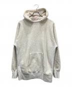 Champion REVERSE WEAVEチャンピオン リバース ウィーブ）の古着「後付けパーカー」｜グレー