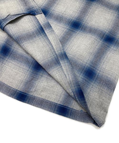 TOWN CRAFT（タウンクラフト）TOWN CRAFT (タウンクラフト) 復刻オンブレチェックシャツ ブルー サイズ:Lの古着・服飾アイテム