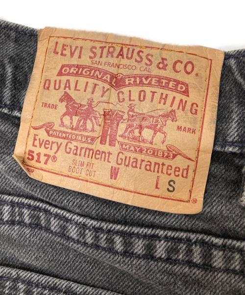 LEVI'S（リーバイス）LEVI'S (リーバイス) 517フレアデニムパンツ ブラック サイズ:Sの古着・服飾アイテム