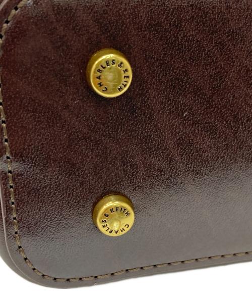 CHARLES & KEITH（チャールズアンドキース）CHARLES & KEITH (チャールズ＆キース) ハンドバッグ ブラウンの古着・服飾アイテム