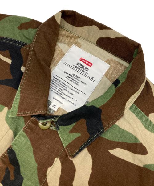 SUPREME（シュプリーム）SUPREME (シュプリーム) BDU Shirt ブラウン×グリーン サイズ:XLの古着・服飾アイテム