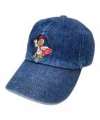 PALACEパレス）の古着「キャップ」｜インディゴ