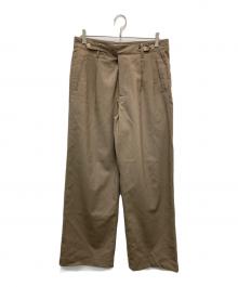 MARNI（マルニ）の古着「トロピカルウールワイドパンツ」｜ベージュ