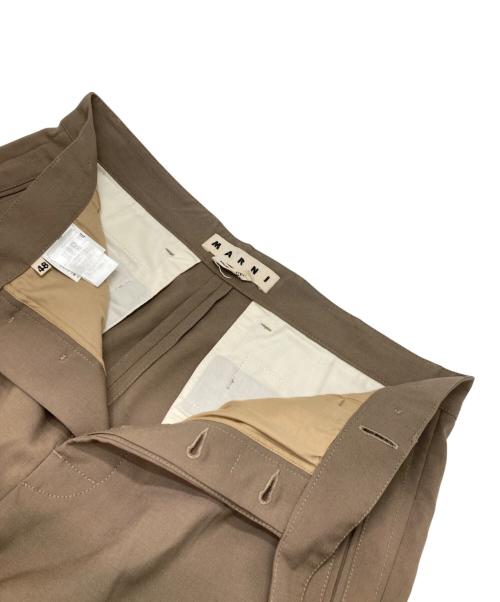 MARNI（マルニ）MARNI (マルニ) トロピカルウールワイドパンツ ベージュ サイズ:48の古着・服飾アイテム