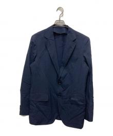 Pilgrim×ERMENEGILDO ZEGNA（ピルグリム×エルメネジルド・ゼニア）の古着「ウールシルクテーラードジャケット」｜ネイビー