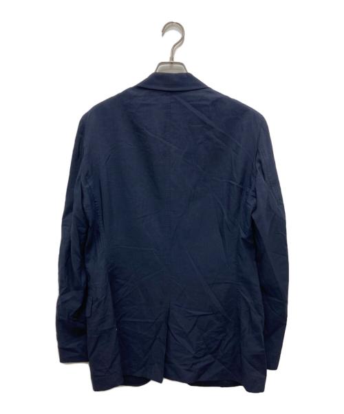 Pilgrim（ピルグリム）Pilgrim (ピルグリム) ERMENEGILDO ZEGNA (エルメネジルド・ゼニア) ウールシルクテーラードジャケット ネイビー サイズ:48の古着・服飾アイテム