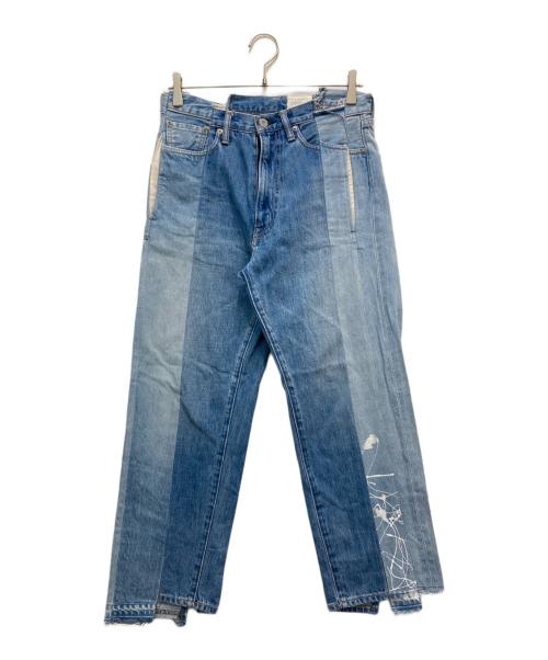 KURO（クロ）KURO (クロ) デニムパンツ ブルー サイズ:26の古着・服飾アイテム