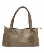 gentenゲンテン）の古着「ゴートベーシック横長トートバッグ」｜ブラウン