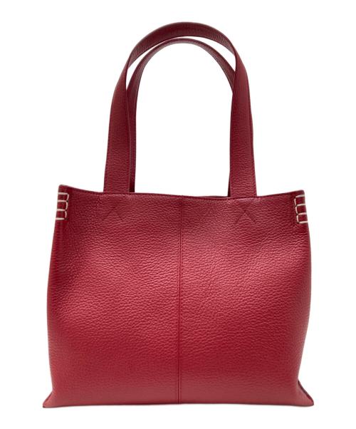 傳濱野（デンハマノ）傳濱野 (デンハマノ) ハンドバッグ レッドの古着・服飾アイテム