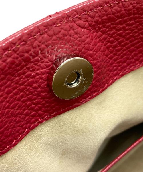 傳濱野（デンハマノ）傳濱野 (デンハマノ) ハンドバッグ レッドの古着・服飾アイテム