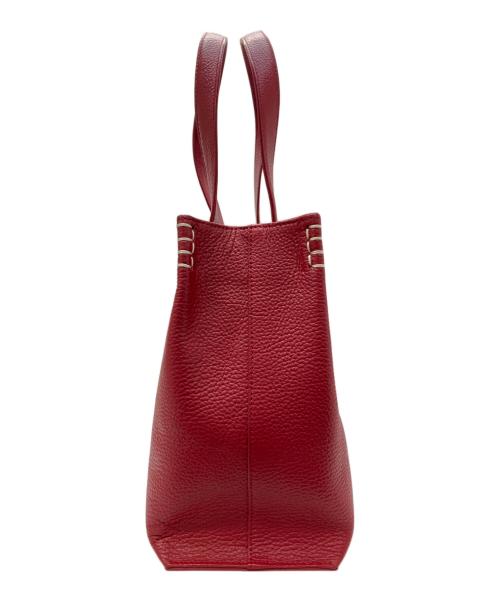 傳濱野（デンハマノ）傳濱野 (デンハマノ) ハンドバッグ レッドの古着・服飾アイテム