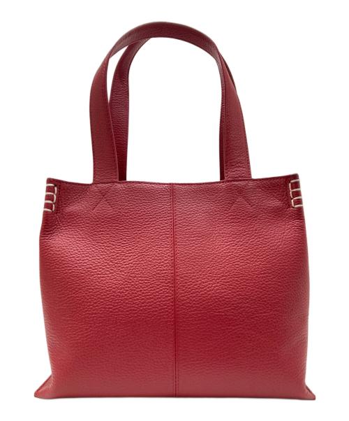 傳濱野（デンハマノ）傳濱野 (デンハマノ) ハンドバッグ レッドの古着・服飾アイテム