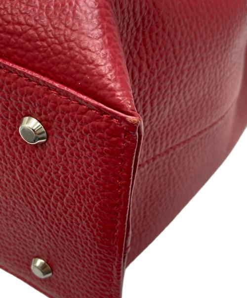 傳濱野（デンハマノ）傳濱野 (デンハマノ) ハンドバッグ レッドの古着・服飾アイテム