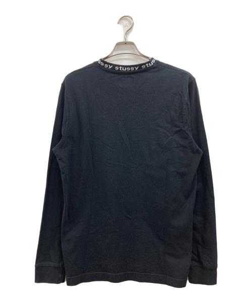stussy（ステューシー）stussy (ステューシー) ハイネックカットソー ブラック サイズ:Sの古着・服飾アイテム