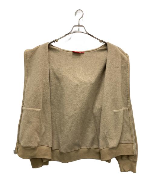SUPREME（シュプリーム）SUPREME (シュプリーム) Small Box Zip Up Hooded Sweatshirt ベージュ サイズ:Lの古着・服飾アイテム