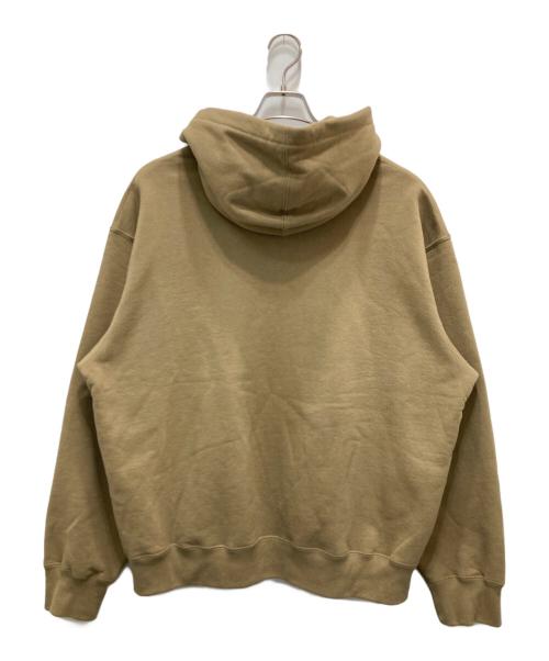 SUPREME（シュプリーム）SUPREME (シュプリーム) Small Box Zip Up Hooded Sweatshirt ベージュ サイズ:Lの古着・服飾アイテム