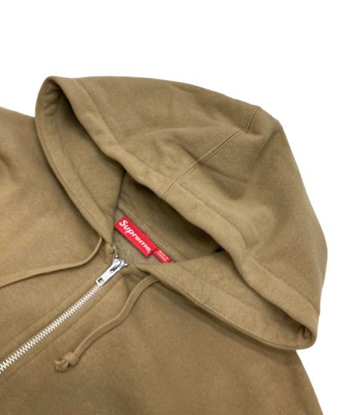 SUPREME（シュプリーム）SUPREME (シュプリーム) Small Box Zip Up Hooded Sweatshirt ベージュ サイズ:Lの古着・服飾アイテム