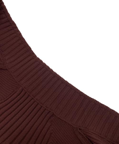 ISSEY MIYAKE（イッセイミヤケ）ISSEY MIYAKE (イッセイミヤケ) ジップアッププリーツブルゾン ブラウン サイズ:2の古着・服飾アイテム