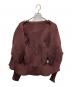 ISSEY MIYAKE (イッセイミヤケ) ジップアッププリーツブルゾン ブラウン サイズ:2：38000円