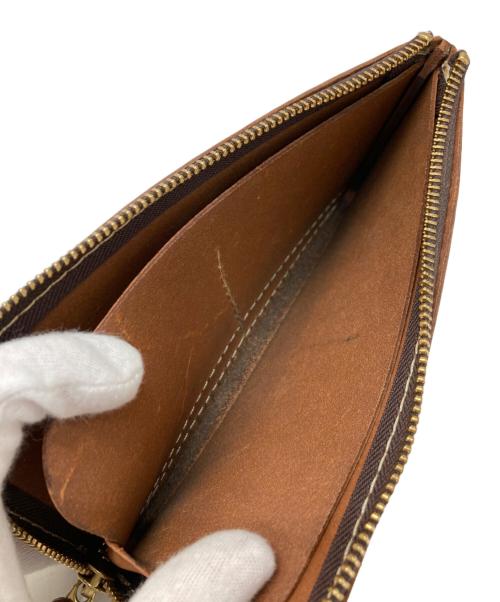 Herz（ヘルツ）Herz (ヘルツ) レザーウォレット ブラウンの古着・服飾アイテム