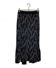 UN3D.（アンスリード）の古着「ニットスカート」｜ブラック