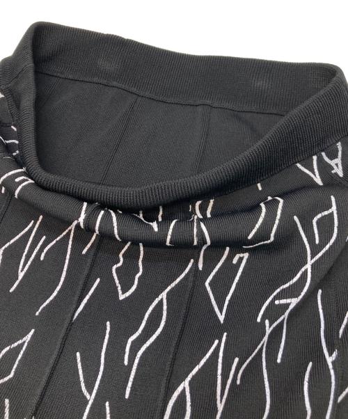 UN3D.（アンスリード）UN3D. (アンスリード) ニットスカート ブラック サイズ:38の古着・服飾アイテム