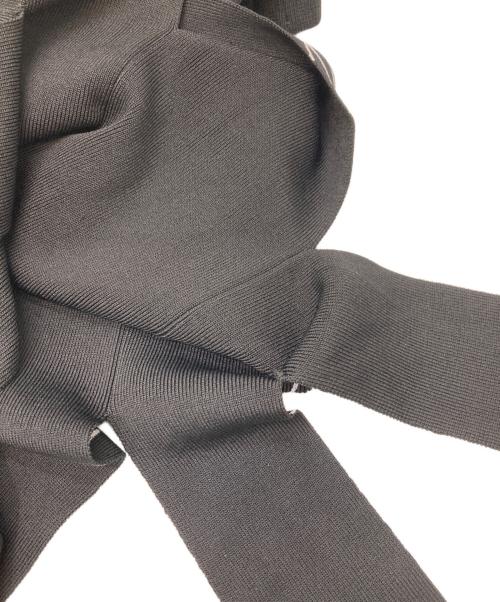 UN3D.（アンスリード）UN3D. (アンスリード) ニットスカート ブラック サイズ:38の古着・服飾アイテム