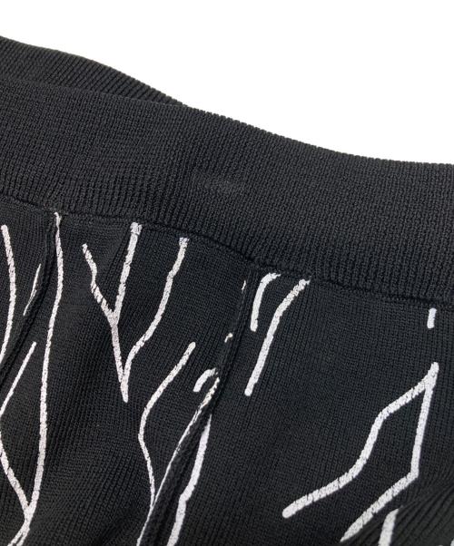 UN3D.（アンスリード）UN3D. (アンスリード) ニットスカート ブラック サイズ:38の古着・服飾アイテム