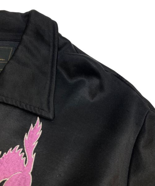 Hysteric Glamour（ヒステリックグラマー）Hysteric Glamour (ヒステリックグラマー) H&13 CAT刺繍 ワンピース ブラック サイズ:FREEの古着・服飾アイテム