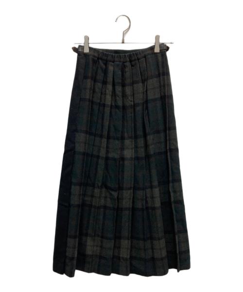 O'NEIL OF DUBLIN（オニールオブダブリン）O'NEIL OF DUBLIN (オニールオブダブリン) ラップスカート グリーン サイズ:XSの古着・服飾アイテム