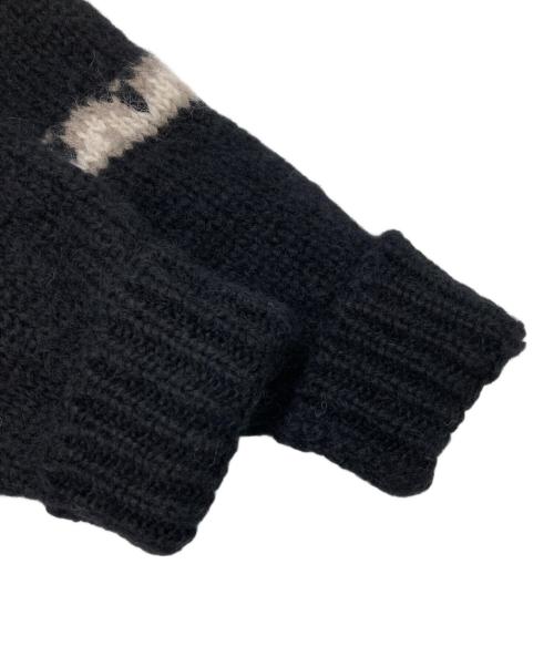 BATONER（バトナ―）BATONER (バトナ―) ノルディック ニット ブラック サイズ:3の古着・服飾アイテム