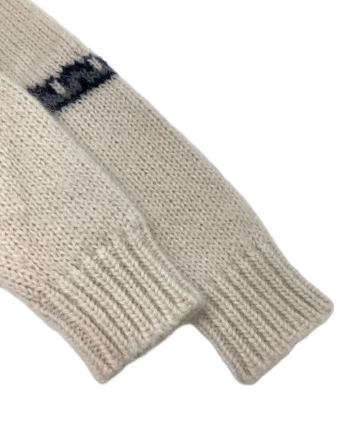 BATONER（バトナ―）BATONER (バトナ―) タートル ニット ホワイト サイズ:3の古着・服飾アイテム