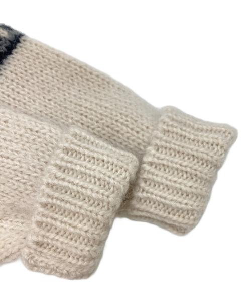 BATONER（バトナ―）BATONER (バトナ―) タートル ニット ホワイト サイズ:3の古着・服飾アイテム