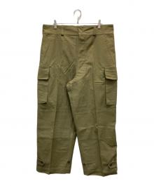 USED（ユーズド）の古着「ミニタリーカーゴパンツ」｜グリーン