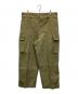 USED（ユーズド）の古着「ミニタリーカーゴパンツ」｜グリーン