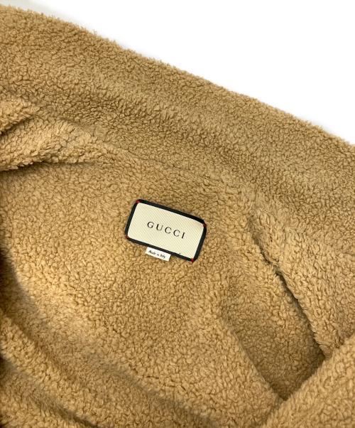 GUCCI（グッチ）GUCCI (グッチ) ヴィンテージロゴボアライナージャケット ブラック サイズ:52の古着・服飾アイテム